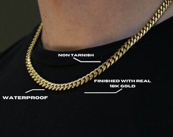 Mens Gold Necklace - Etsy Australia