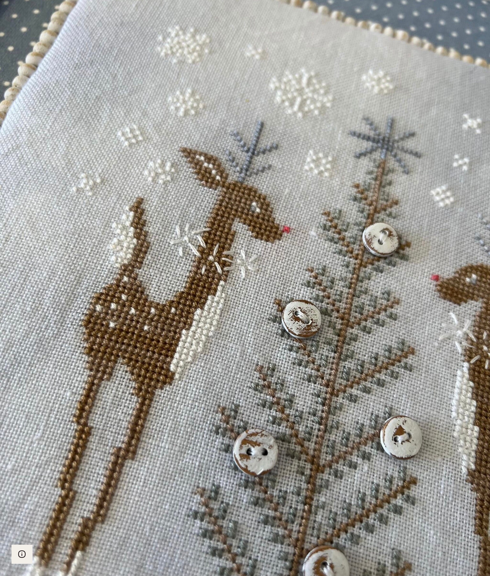 Winter Reindeer - Cross Stitch Chart - Instant Download - Etsy