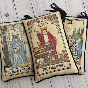 Cat Tarot I- The Magician - Cross stitch Chart door Dirty Annie's - Instant Download