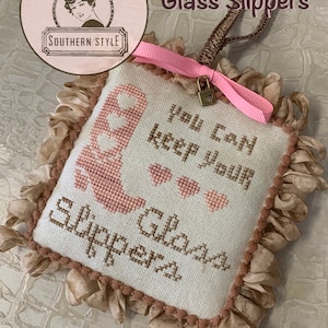 Glass Slippers - Cross stitch Chart - Instant Download