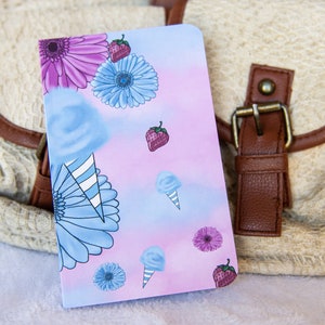 Cotton Candy Floral Pocket Notebook