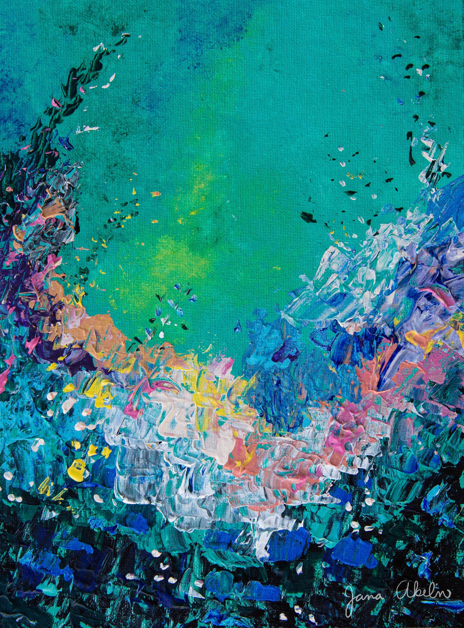 Colorful Abstract Print Etsy