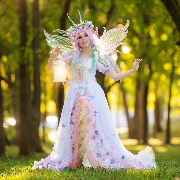 Alas de hada iridiscentes realistas para adultos de Fairy Dreams