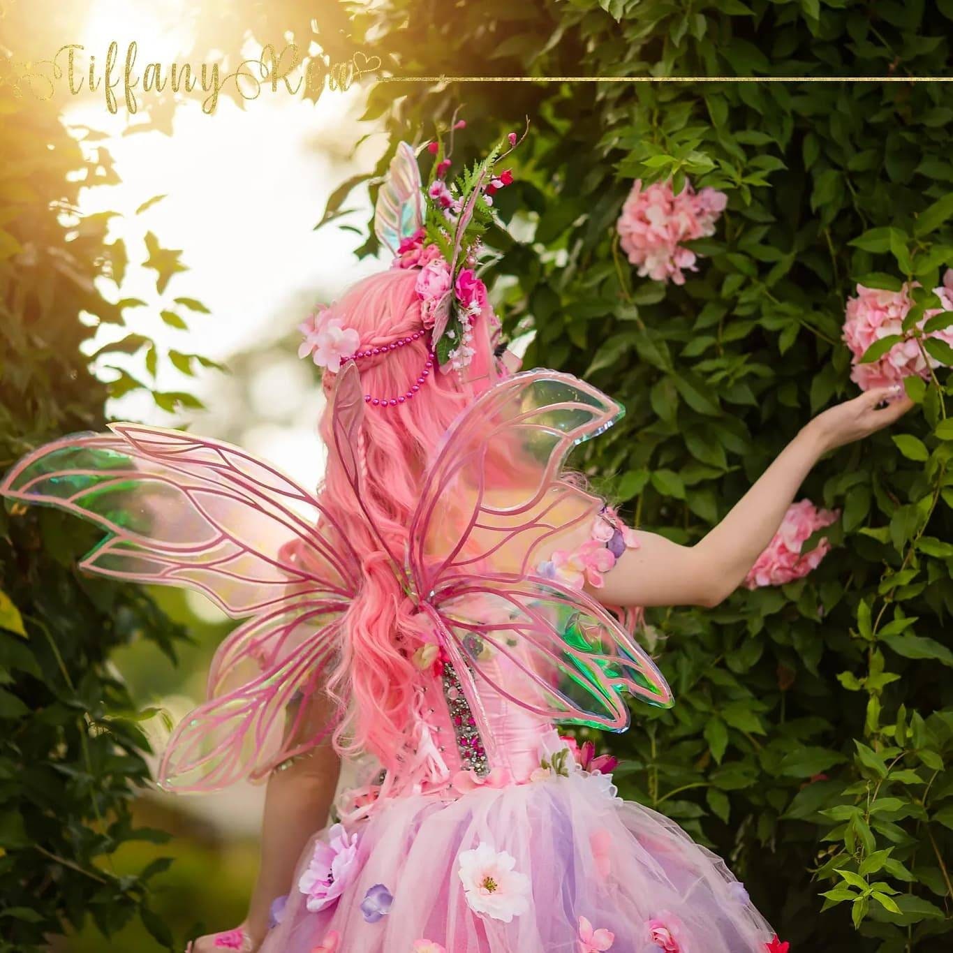 Fairy Wings Adult Iridescent Realistic Costume Petal - Etsy Australia