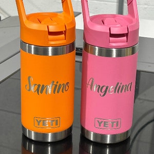 Yeti Kids 12oz Jr Bottle - Choose your engraving! Favorite Logo, just your name, Lots of colors