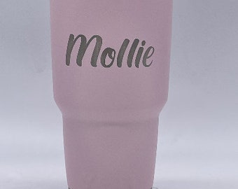Yeti 30oz Cup - Laser engraved, your name and choose your font!