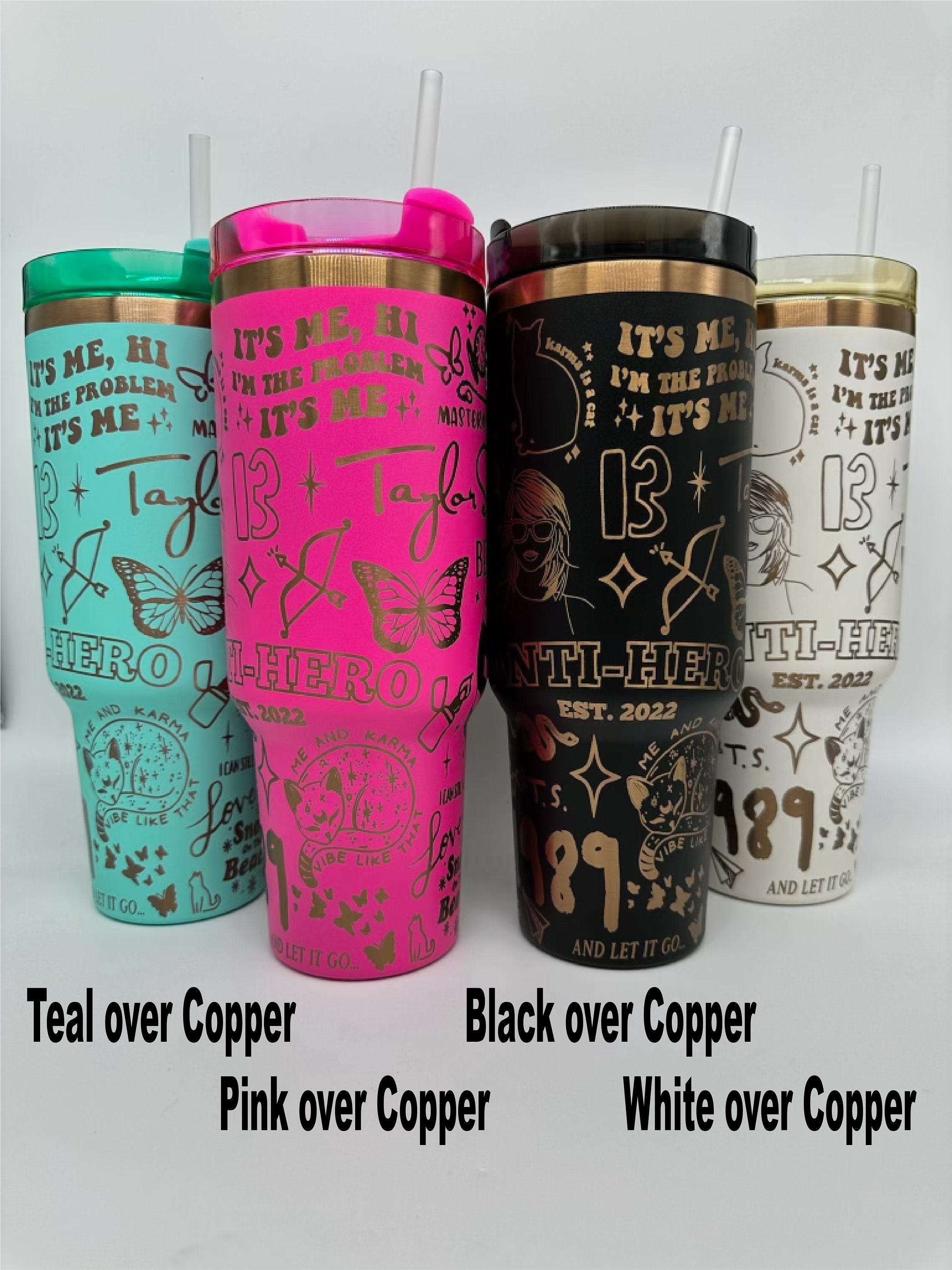 24oz Taylor Swift Cold Cup Gifts for Swiftie Tumbler Anti-hero