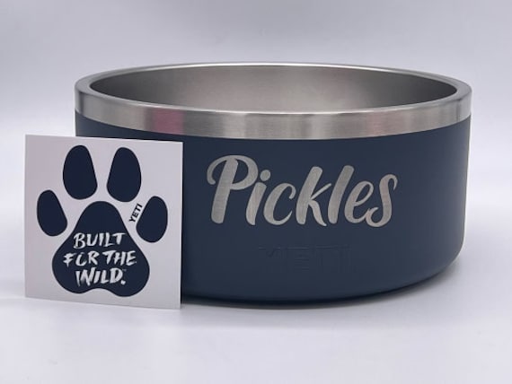 YETI Dog Bowl Stand & Personalized YETI Boomer Dog Bowl (Optional