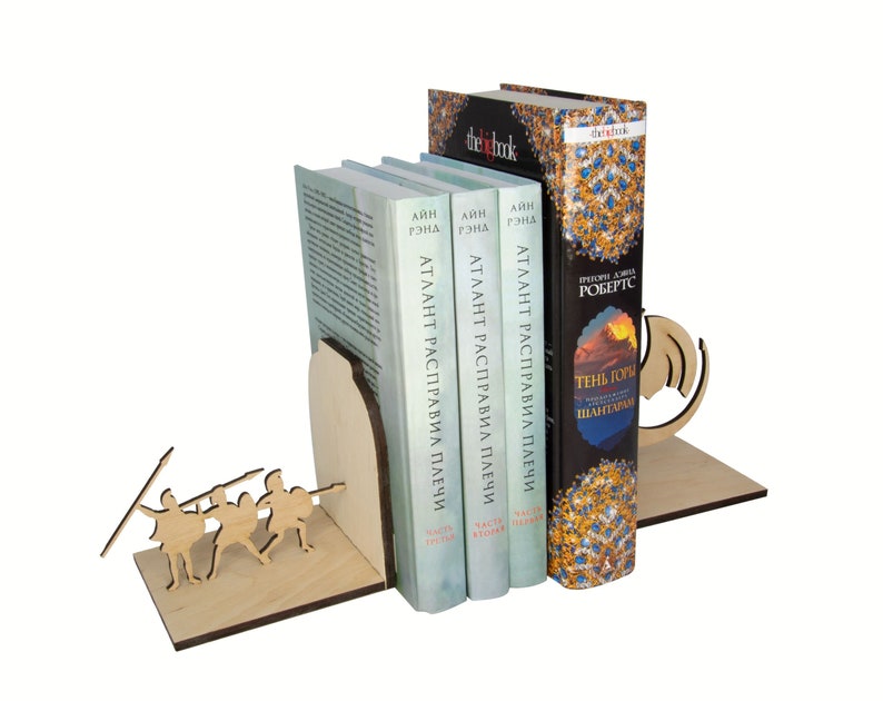 Bookends Laser Cut Ready Svg File Digital Download Laser Etsy Canada