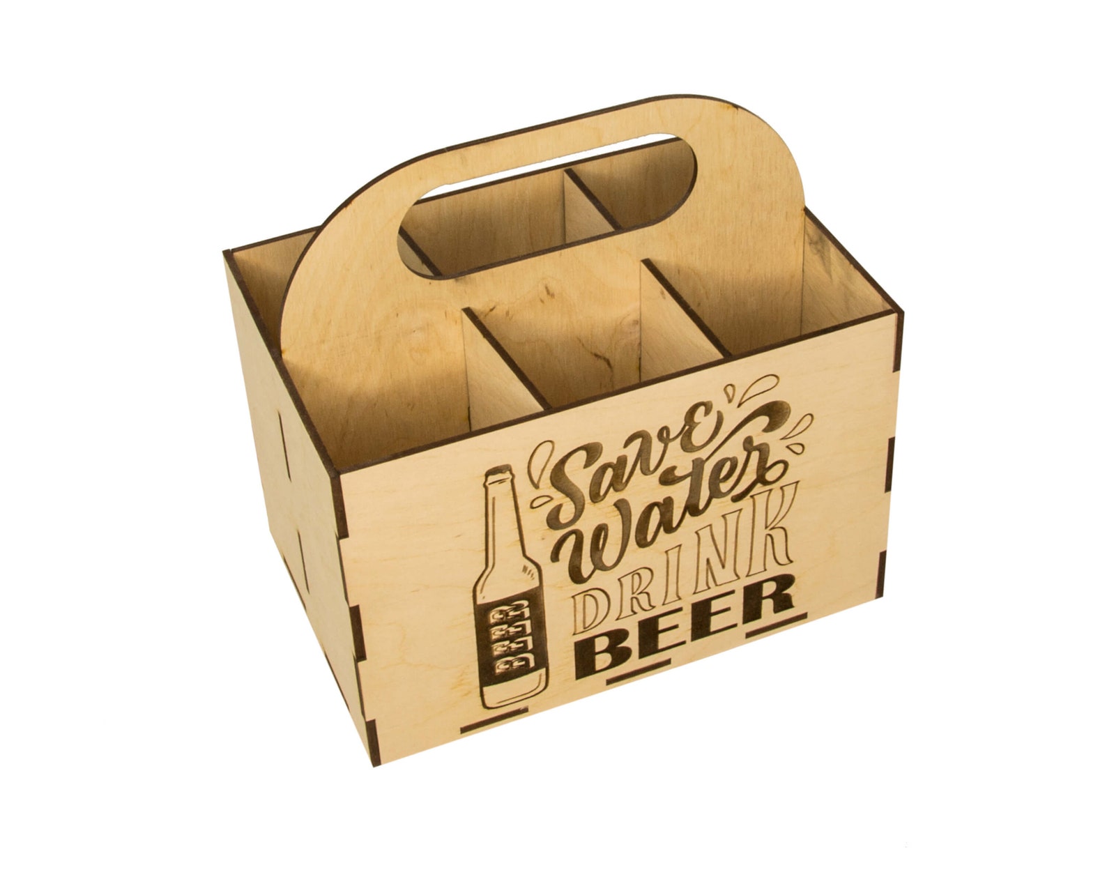 Beer Bottle Box Beer Can Holder Laser Cut Ready svg fichier Etsy France