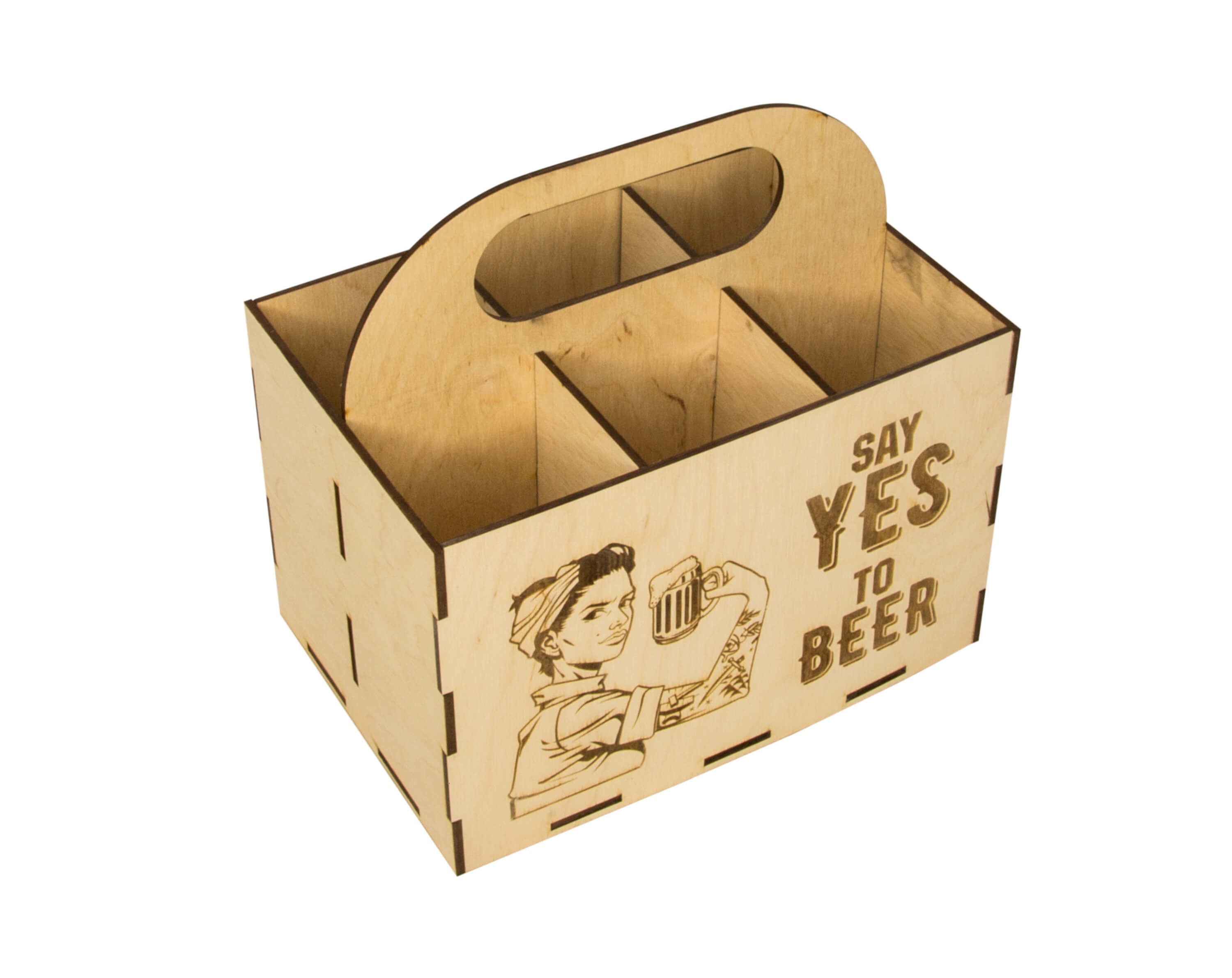Beer Bottle Box Beer Can Holder Laser Cut Ready Svg File Etsy UK