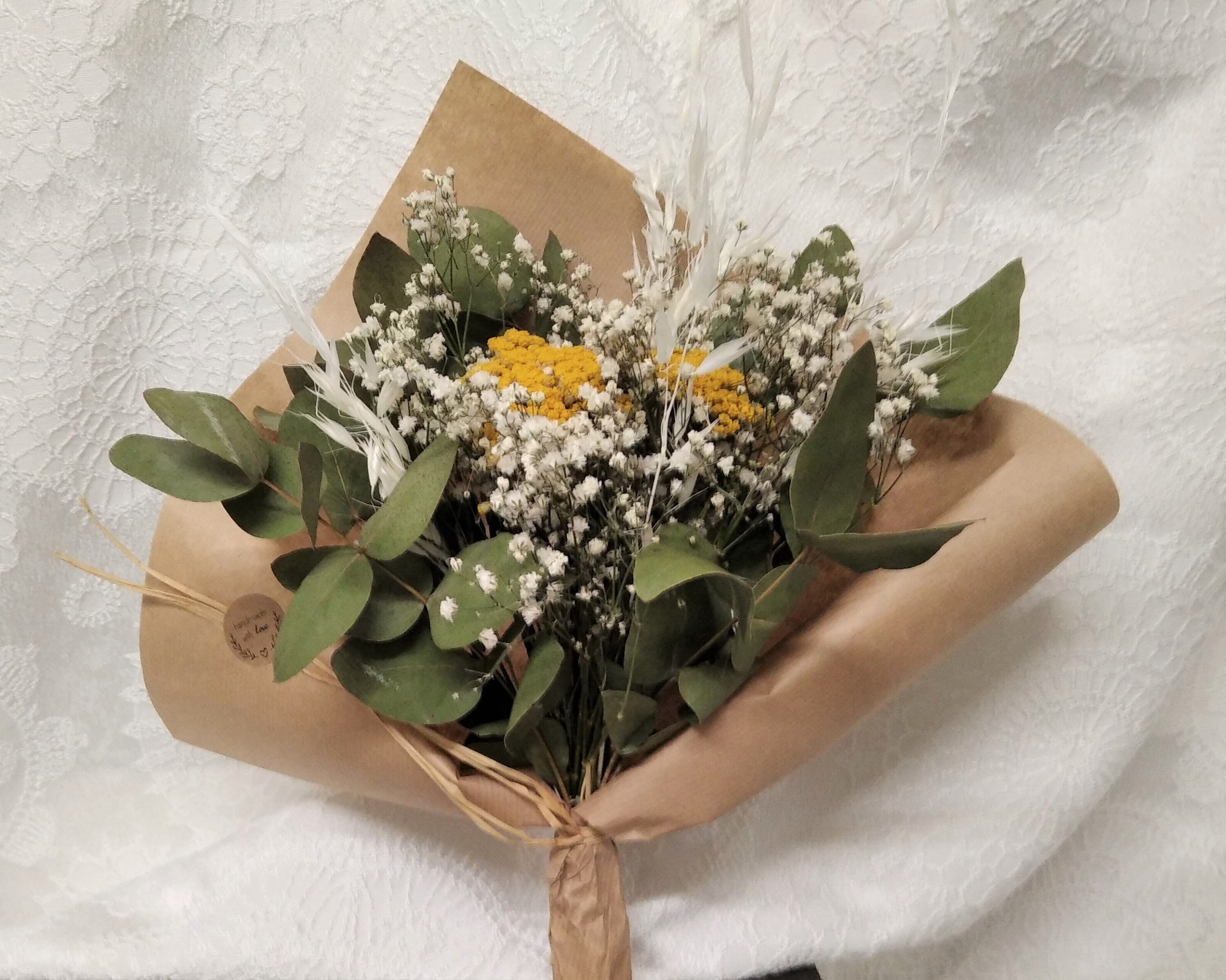 Bouquet Fleurs Séchées, Composition Florale, Déco Maison, Mariage Champêtre, Cadeau Fête Des Mères