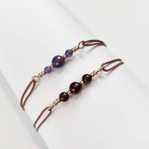 Perlen Kristalle Armband, verstellbare Perlen Armband, Heilstein Armband, Edelstein Armband verstellbar, Perlen Armband, Geschenk für sie