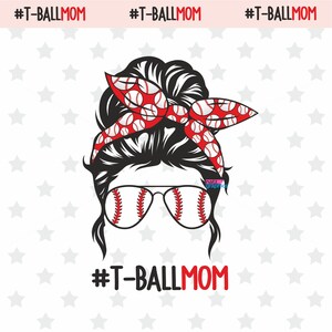 TBALLMOM Messy Bun, Png Image, Sublimation PNG, Digital Download
