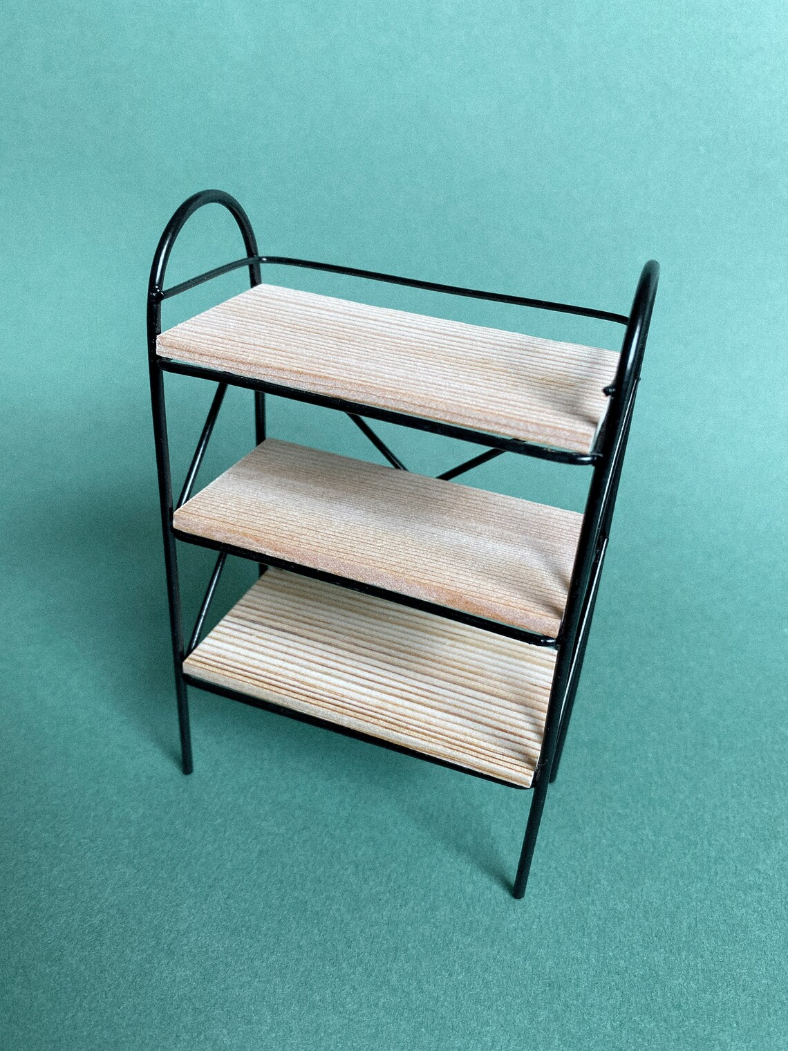 Dolls House Metal Shelving Unit Modern Dollhouse Storage Etsy