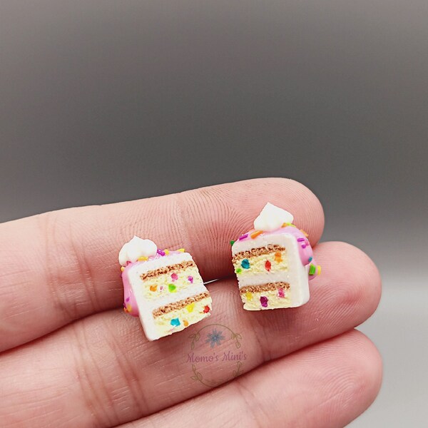Cake Slice Earrings Etsy
