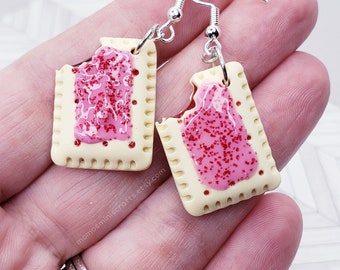 Mini Toaster Pastry Dangle Earrings