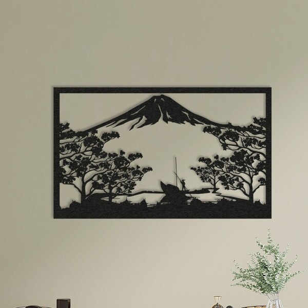 Cherry Blossom Metal Wall Decor Etsy