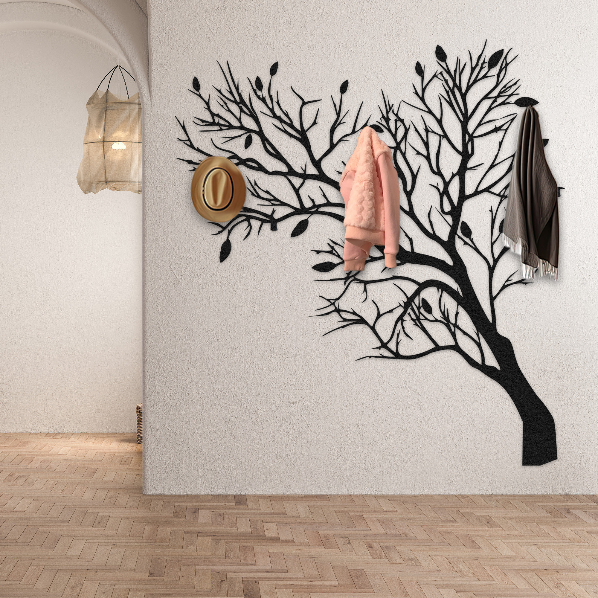 Tableau Toile Panoramic Branches Reaching Tree - Déco Murale Maison