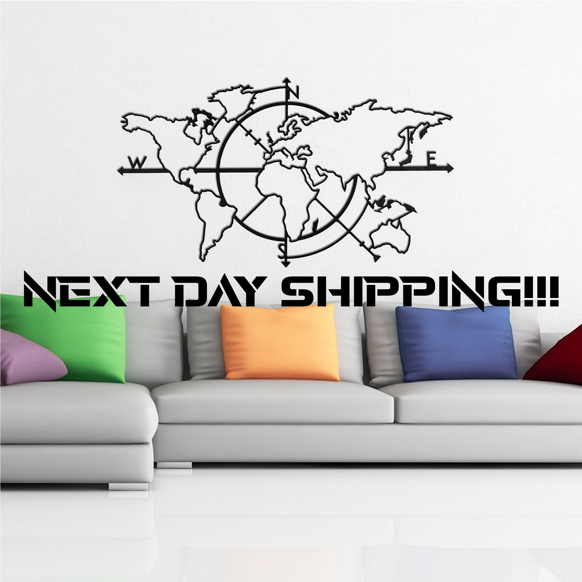 Map of Life Metal World Map Metal Wall Decor Metal Wall Etsy