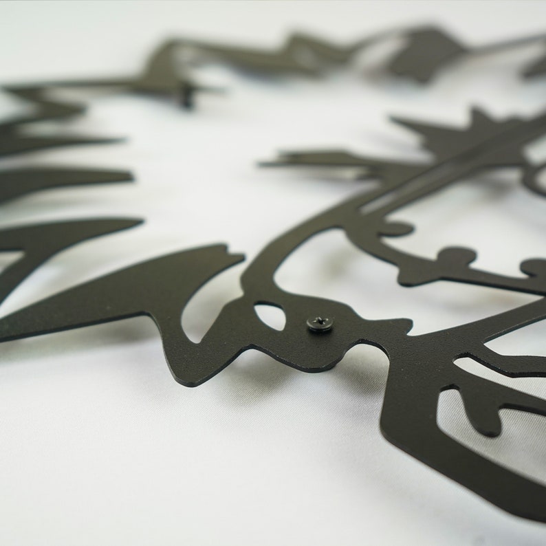 Naruto Metal Wall Art Anime Metal Wall Decor Bedroom Decor Etsy