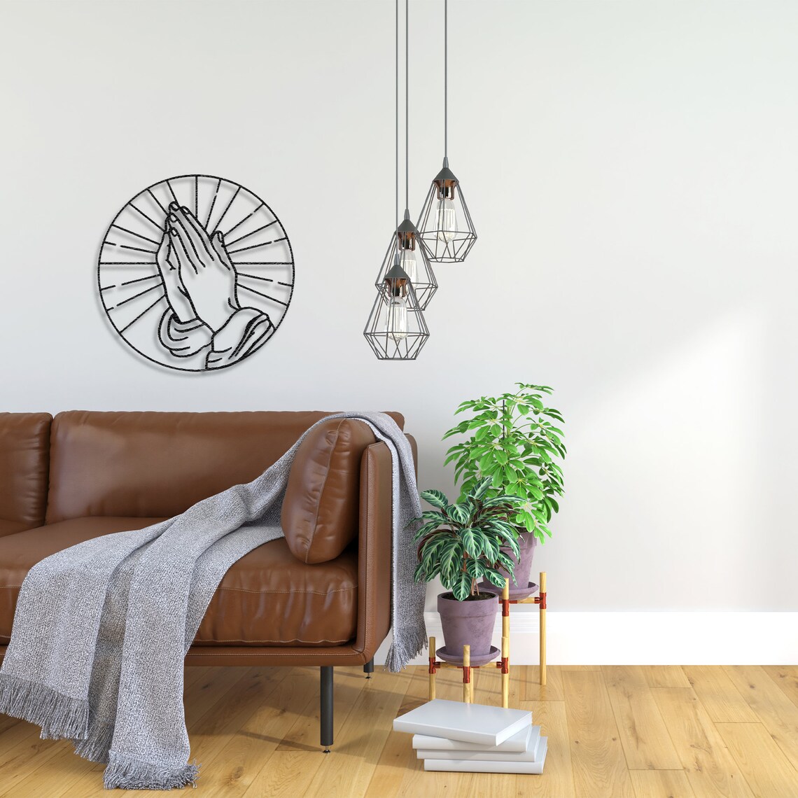 Lords Praying Hands Metal Wall Art Religious Wall Decor Hand Etsy