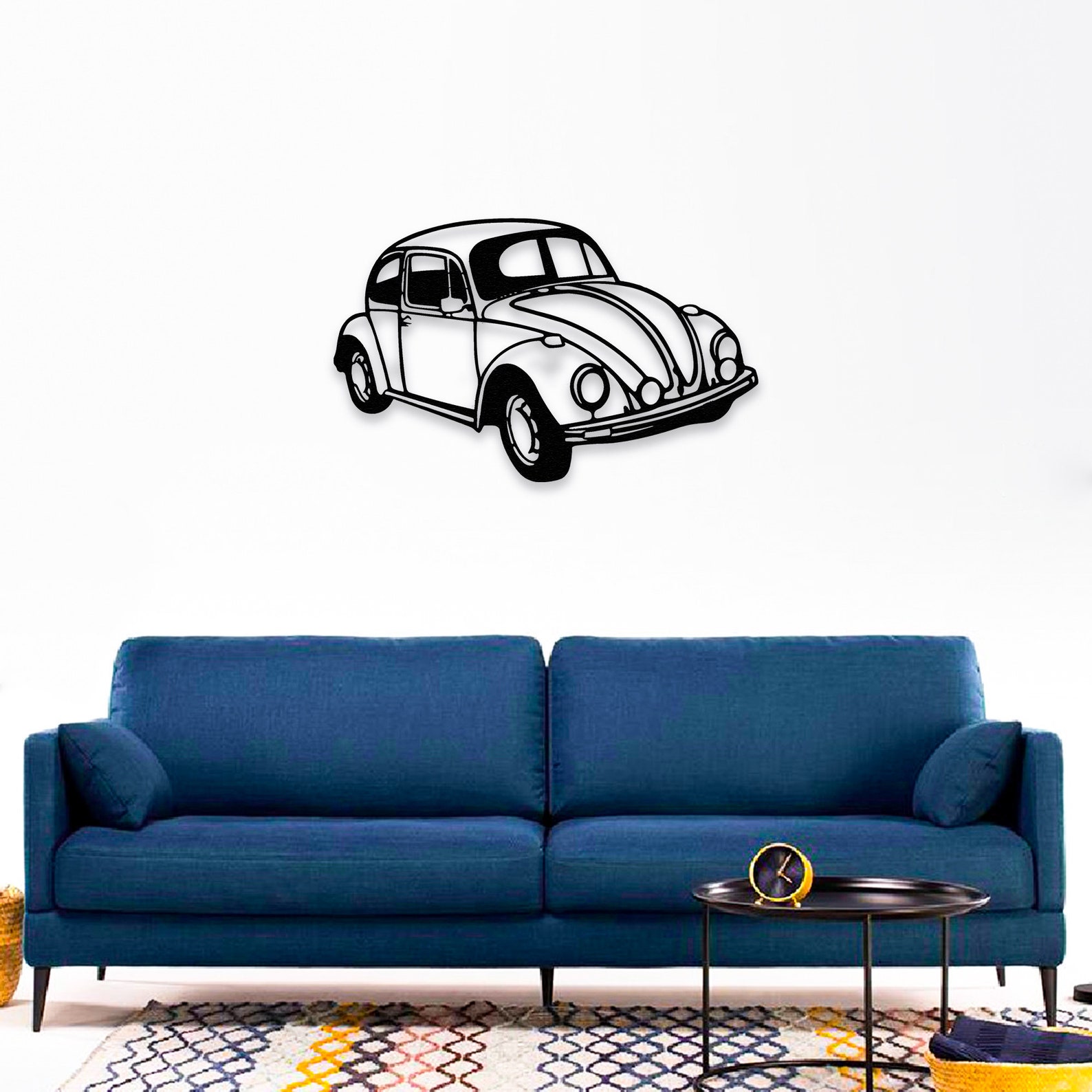 Beetle Metal Wall Decor Retro Car Metal Wall Art Volkswagen Etsy
