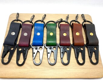 Leather Carabiner - Etsy