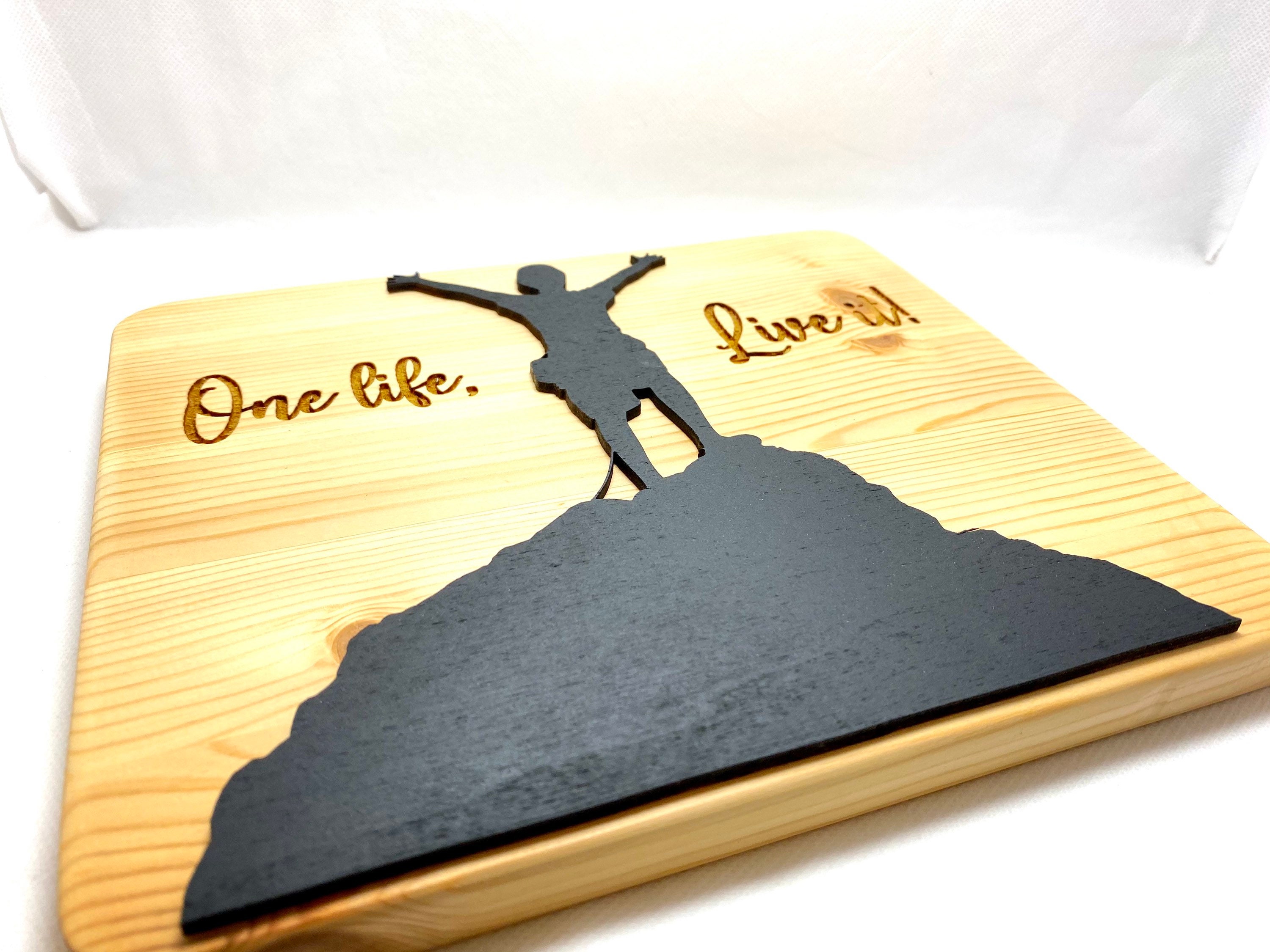 Engraved wall plaque decoration wall hanging Inspirational Etsy