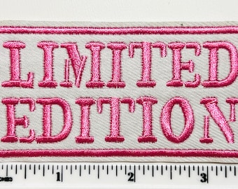 Limited Edition patch - Embroidered Iron on patch