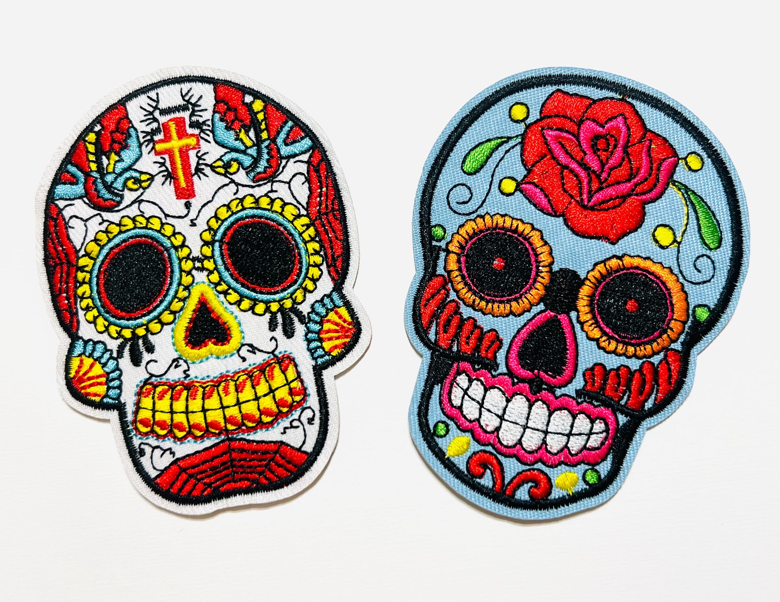 Hot Leathers Sugar Skull Woman Aufnäher – Gestickt, 10,2 X 15,2 Cm, Zum Aufbügeln & Annähen