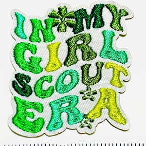 Girl Scout Cookie Embroidered Iron On Patches Girl Scou+s Era