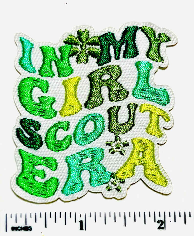 Girl Scout Cookie Embroidered Iron On Patches Girl Scou+s Era