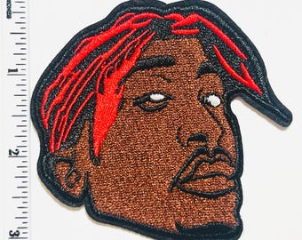 Tupac patch - Embroidered Iron on patch