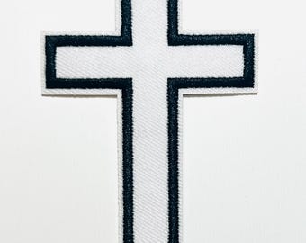 Cross patches - Embroidered Iron on patches