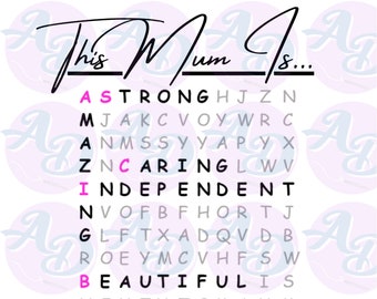 Free Free Mother&#039;s Day Word Search Svg 621 SVG PNG EPS DXF File