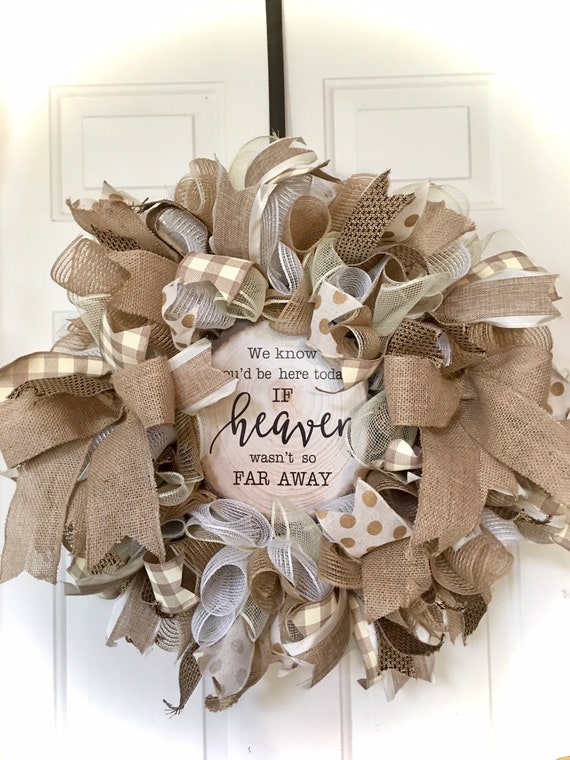 Memorial wreath Bereavement wreath Funeral wreath Graveside Etsy