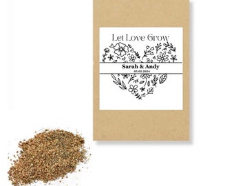 Seed Wedding Favour | wedding favours | party favour | let love grow