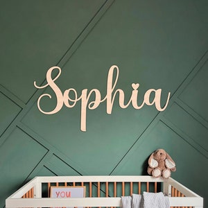 Personalized Name Sign   Custom Name Sign Wooden Name Sign  Name Wall Decor  Sign for Nursery Wood Name Sign  Custom Nursery Decor