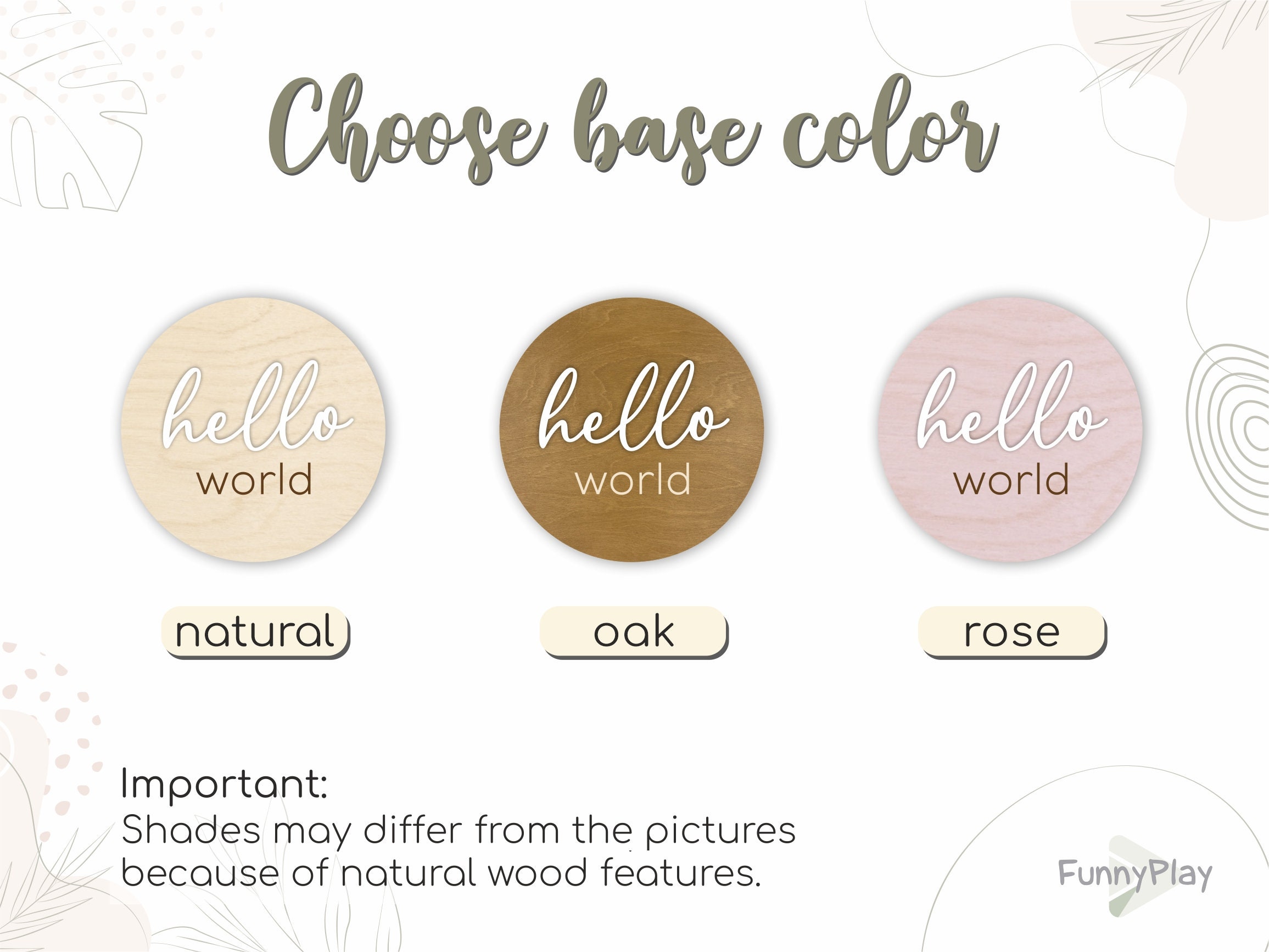 Wooden Monthly Milestones Baby Monthly Milestone Marker Baby Etsy