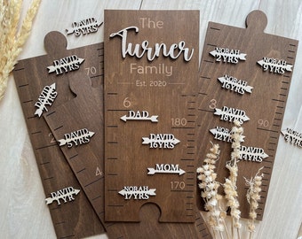 Growth Chart Markers Personalized  Height Marker Arrows for  Growth Chart Wooden  Growth Chart Markers