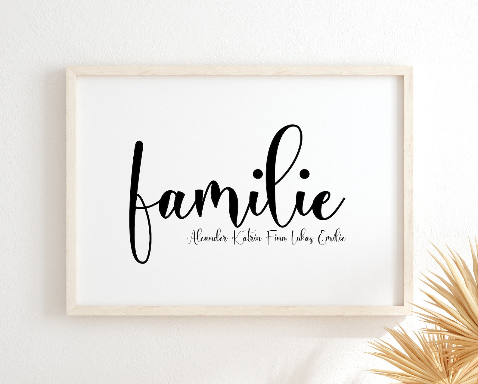 Familienposter mit Namen Poster Familie Schriftzug Etsy 日本