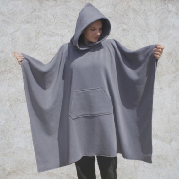 Fleece poncho blanket sale
