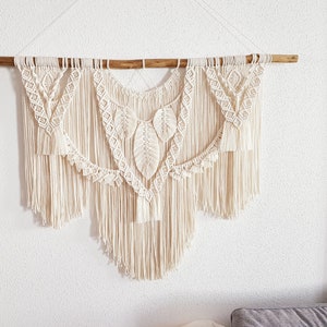 Boho wall decoration, hanging, macramé headboard - ESMERALDA // Gift idea // BOHO