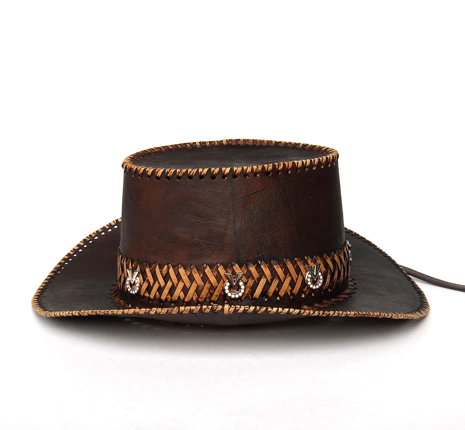 Damen Hut westlichen Stil aus Birkenrinde Hut | Etsy