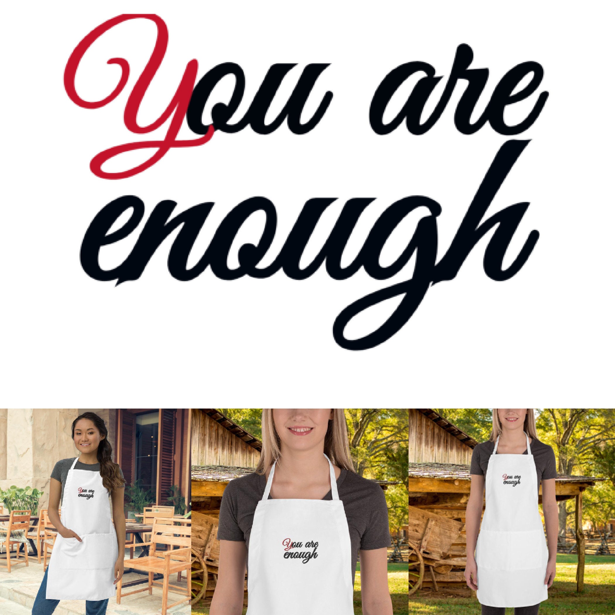 Embroidered Apron Embroidered Apron Personalized Kitchen Etsy