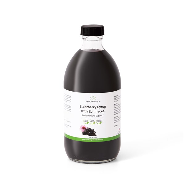 Family Size Elderberry Syrup with Echinacea