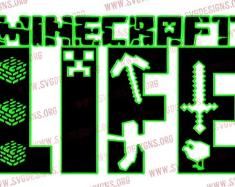 Download Minecraft Svg Files Etsy