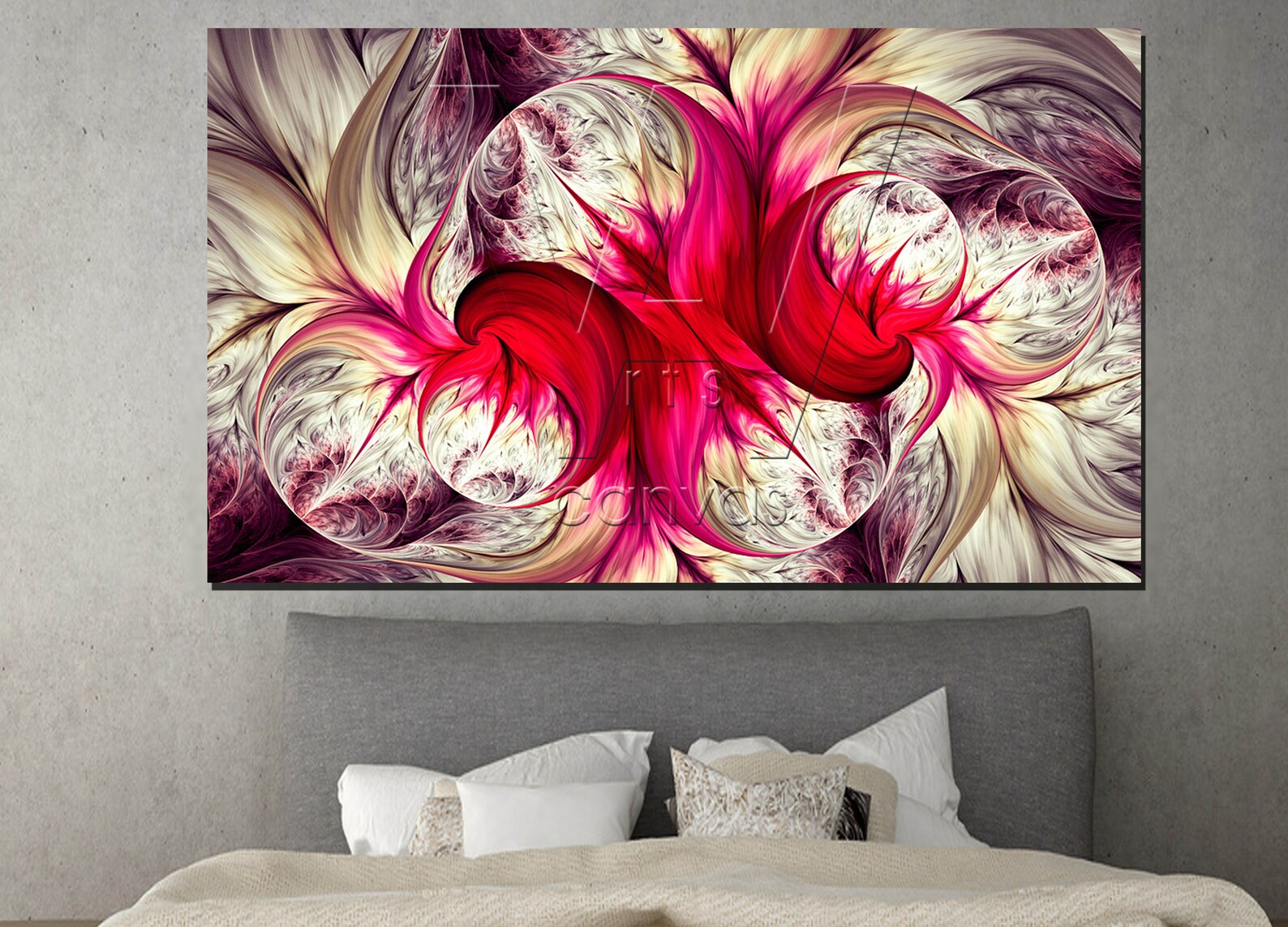Abstract Flower wall art wall art canvas wall art prints Etsy