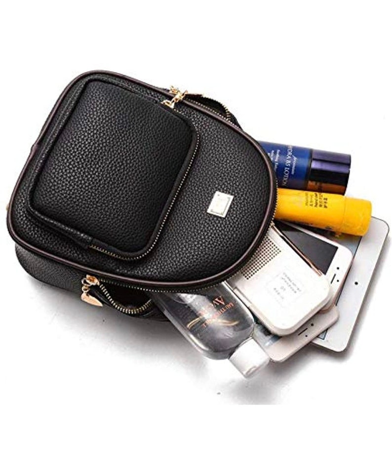 Mini 2 in 1 backpack shoulder bag with straps for women girls